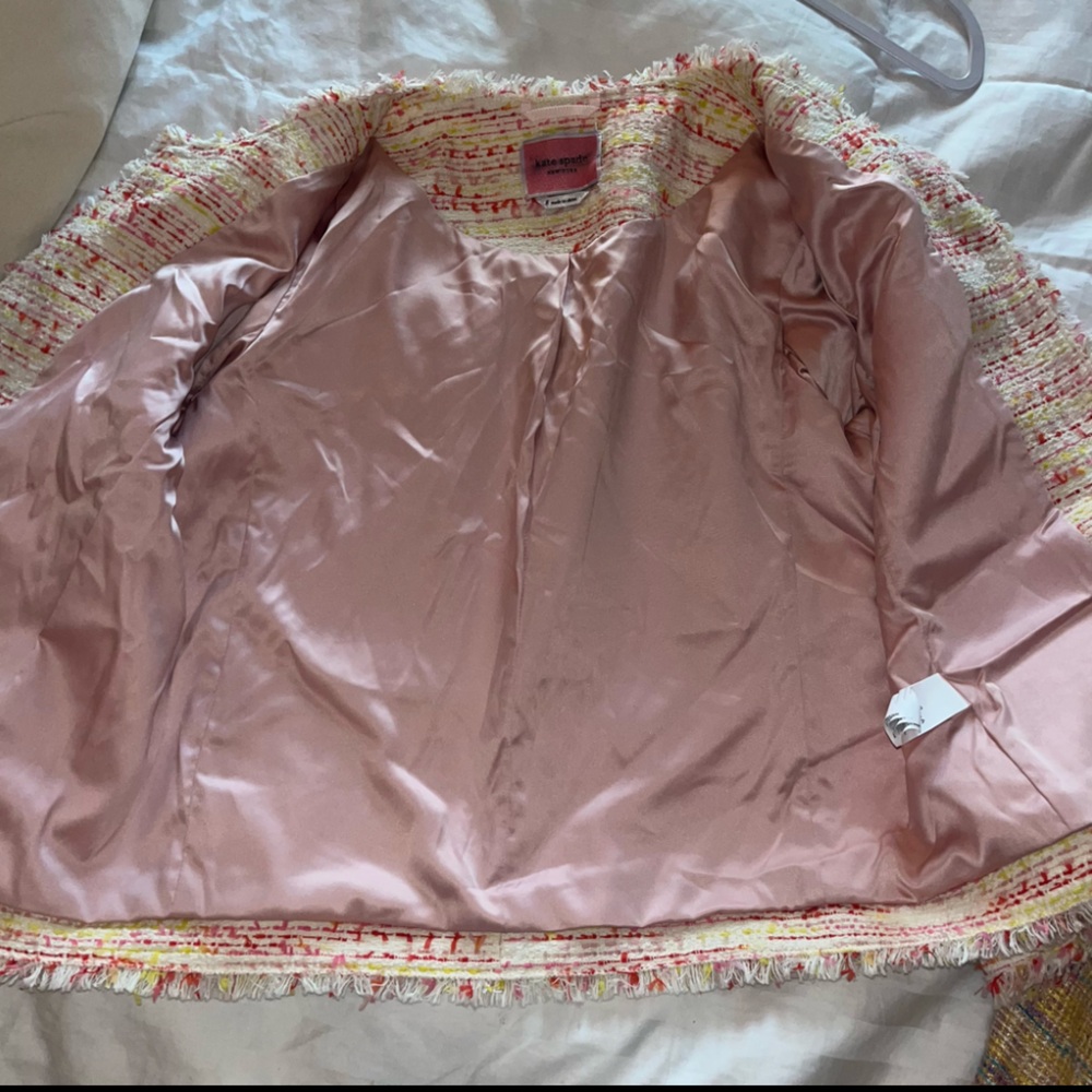 Kate Spade Tweed Chic Multicolor Jacket - Picture 11 of 13